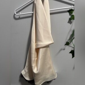 Champagne halter top with lace trim detailing